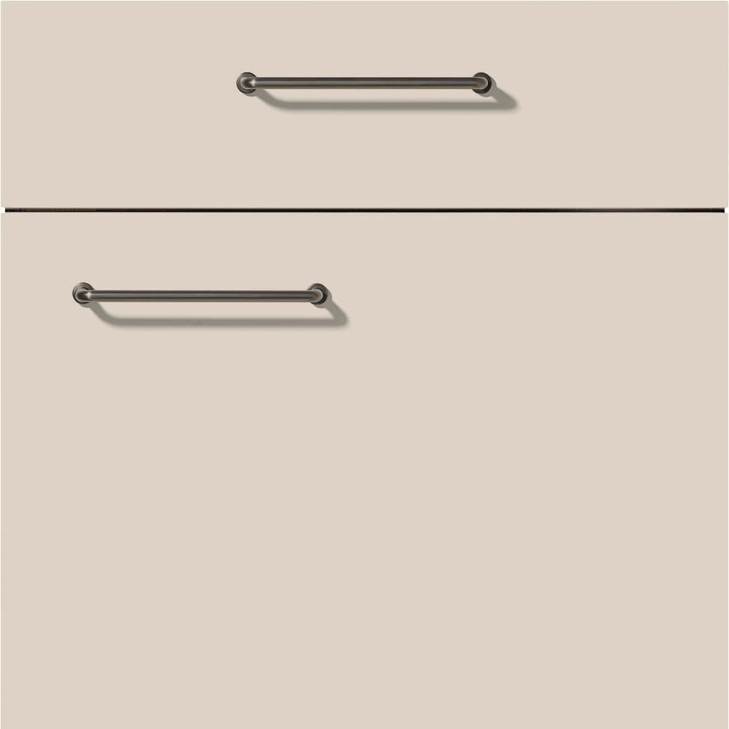 nobilia Küchen Frontüren Muster, Frontmuster - 187 Softline Lack Sand Perfect matt 504 Möbelfront