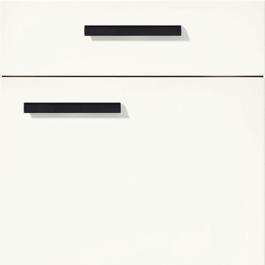 nobilia Küchen Frontüren Muster, Frontmuster - 187 Softline Alpinweiß Perfect matt 507 Möbelfront
