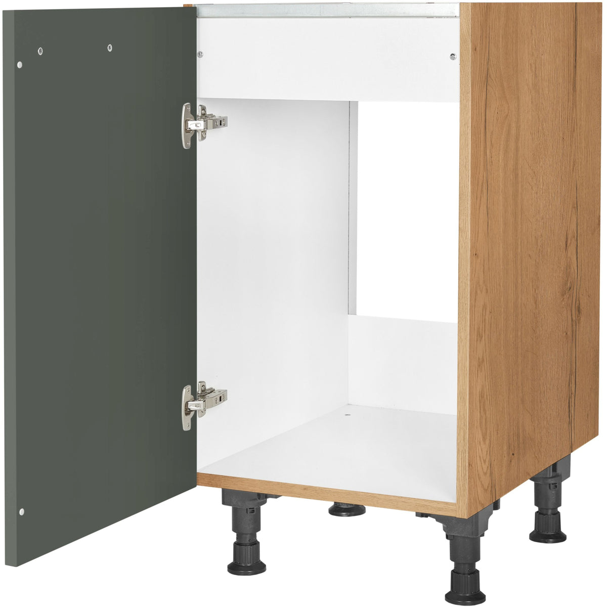 nobilia Spülenschrank SPUD45 45 cm Mineral Grün Ultra Matt 964 Easytouch 945