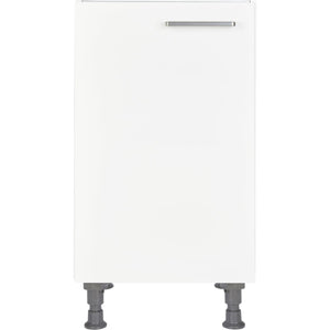 nobilia Spülenschrank-Unterschrank SPUD45   Alpinweiß 45cm links