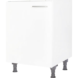 nobilia Spülenschrank-Unterschrank SPUD60 für Einbauspüle 60cm, Alpinweiß, links