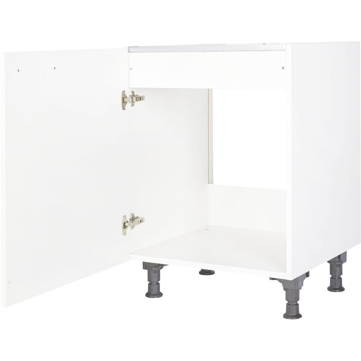 nobilia Spülenschrank-Unterschrank SPUD60 mit Blende 60cm Alpinweiß links
