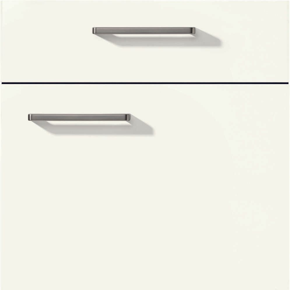nobilia Küchen Frontüren Muster, Frontmuster - 317 Touch Lacklaminat Alpinweiss supermatt 332 Möbelfront
