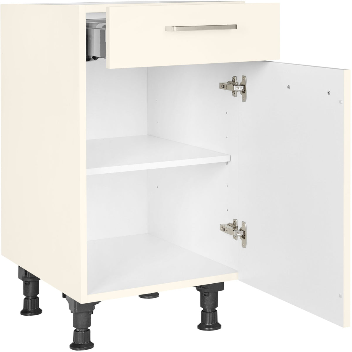 nobilia Unterschrank US45 45 cm Beige Magnolia super matt 336 Touch 317