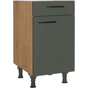 nobilia Unterschrank US45 45 cm Mineral Grün Ultra Matt 964 Easytouch 945