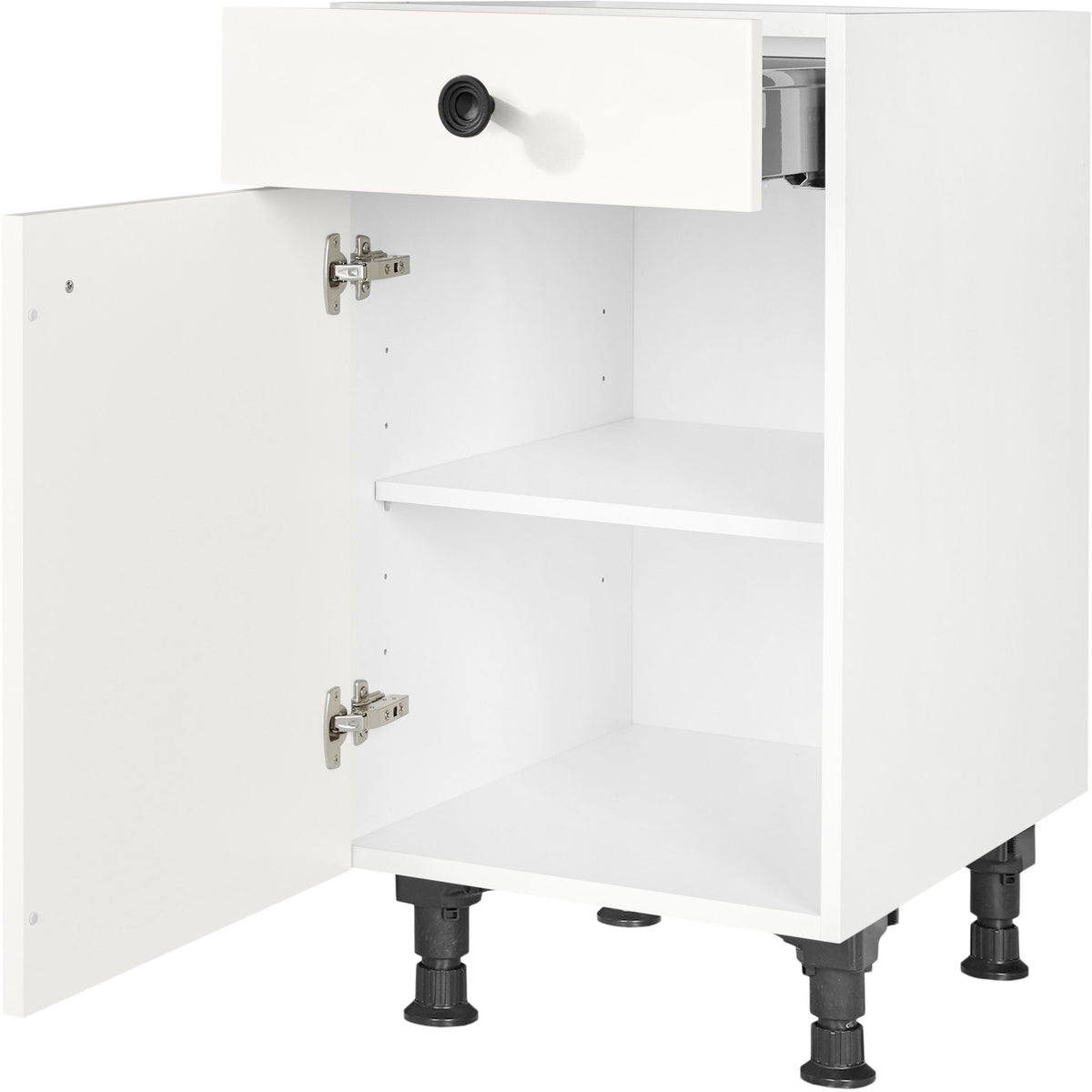nobilia Unterschrank US45 45 cm Weiss Matt 774 Cascada 684