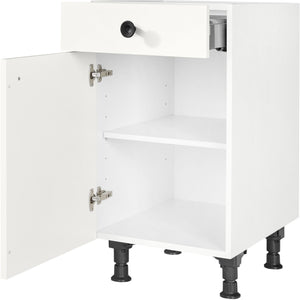 nobilia Unterschrank US45 45 cm Weiss Matt 774 Cascada 684