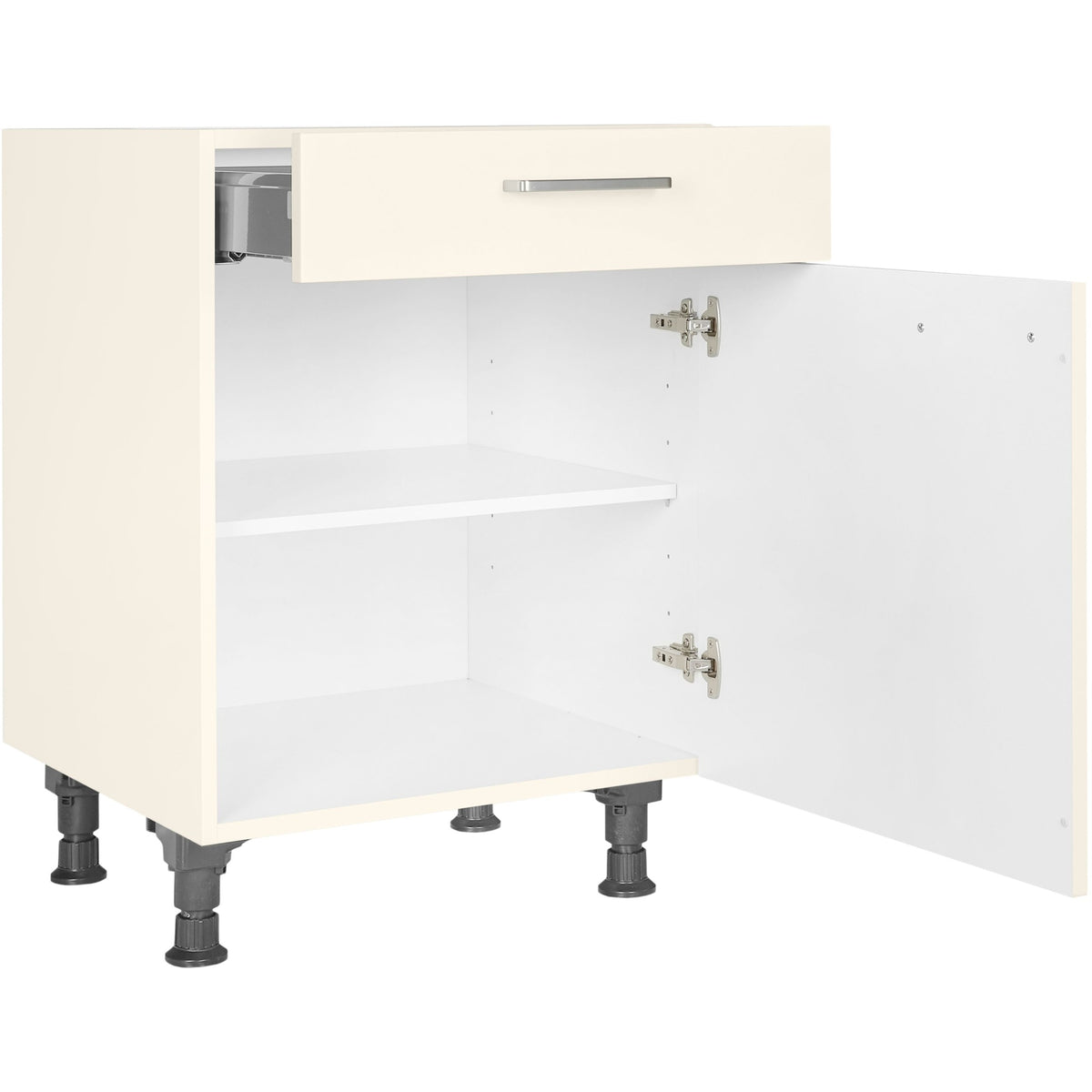 nobilia Unterschrank US60 60 cm Beige Magnolia super matt 336 Touch 317