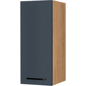 nobilia Wandschrank W30 1 30 cm Dunkel Blau Fjordblau Ultra Matt 966 Easytouch 945