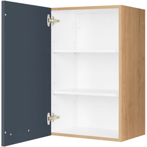nobilia Wandschrank W45 1 45 cm Dunkel Blau Fjordblau Ultra Matt 966 Easytouch 945