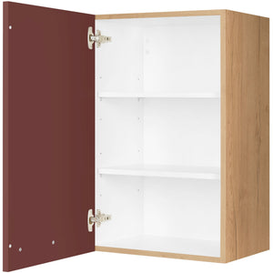 nobilia Wandschrank W45 1 45 cm Dunkel Rot Rostrot Ultra Matt 963 Easytouch 945