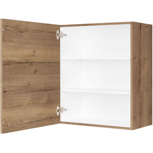 nobilia Wandschrank W60 1 60 cm Eiche Havanna Dunkel 402 Structura 382
