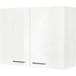 nobilia Wandschrank W90 1 90 cm Alpin Weiss Hoch Glanz 503 Flash 648