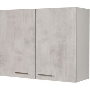 nobilia Wandschrank W90 1 90 cm Beton Grau Hellgrau Anthrazit 892 Riva 371