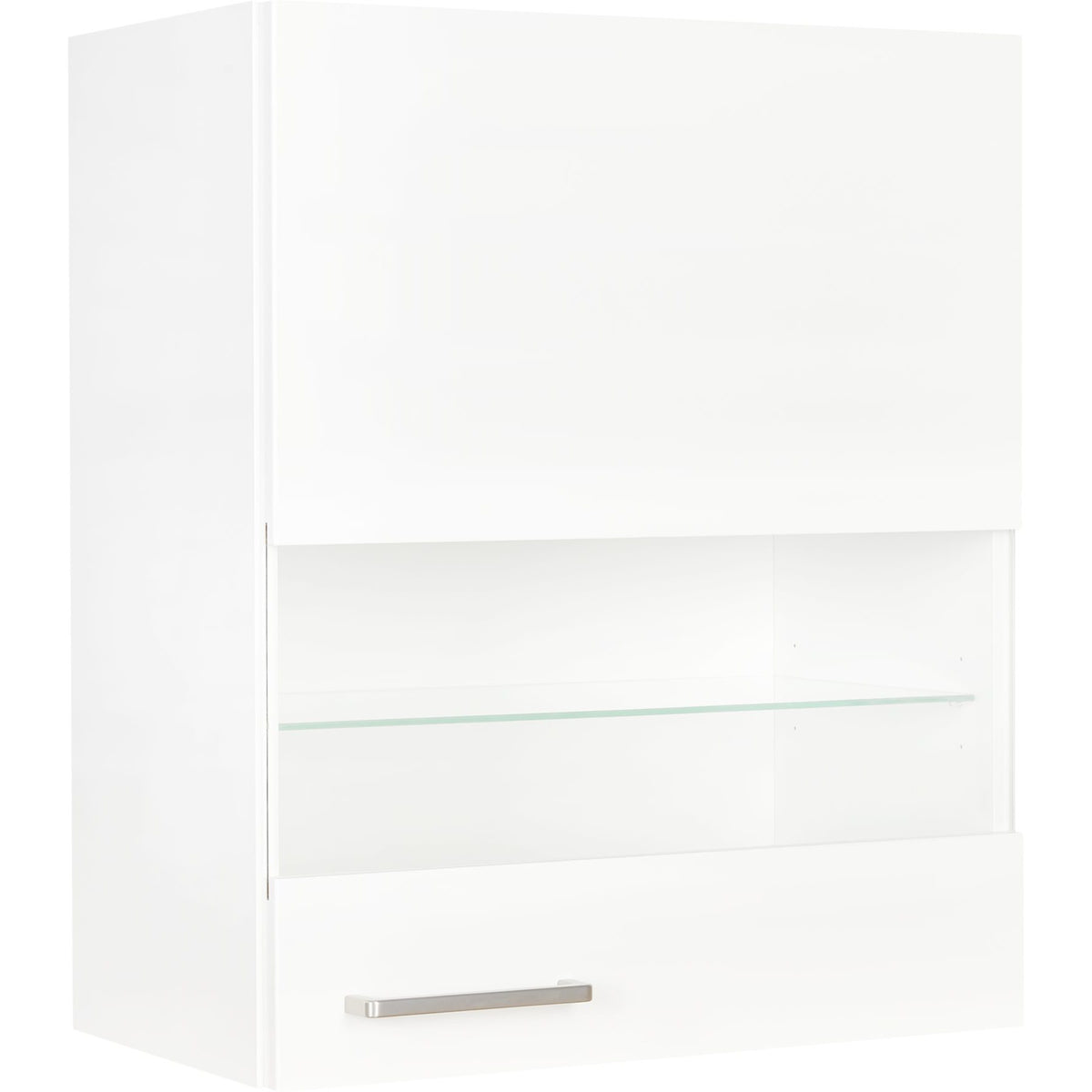 nobilia Wandschrank WGLS60 mit Segmentglastür und 2 Glaseinelegeböden 60cm rechts