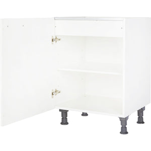 nobilia elements Kochstellenschrank  KD60 für autarkes Kochfeld, 1 Einlegeboden, 60cm weiß_links