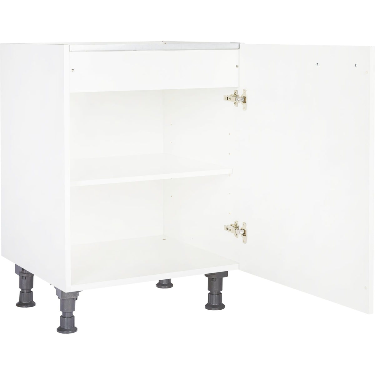 nobilia elements Kochstellenschrank  KD60 für autarkes Kochfeld,1 Einlegeboden 60cm weiß_rechts