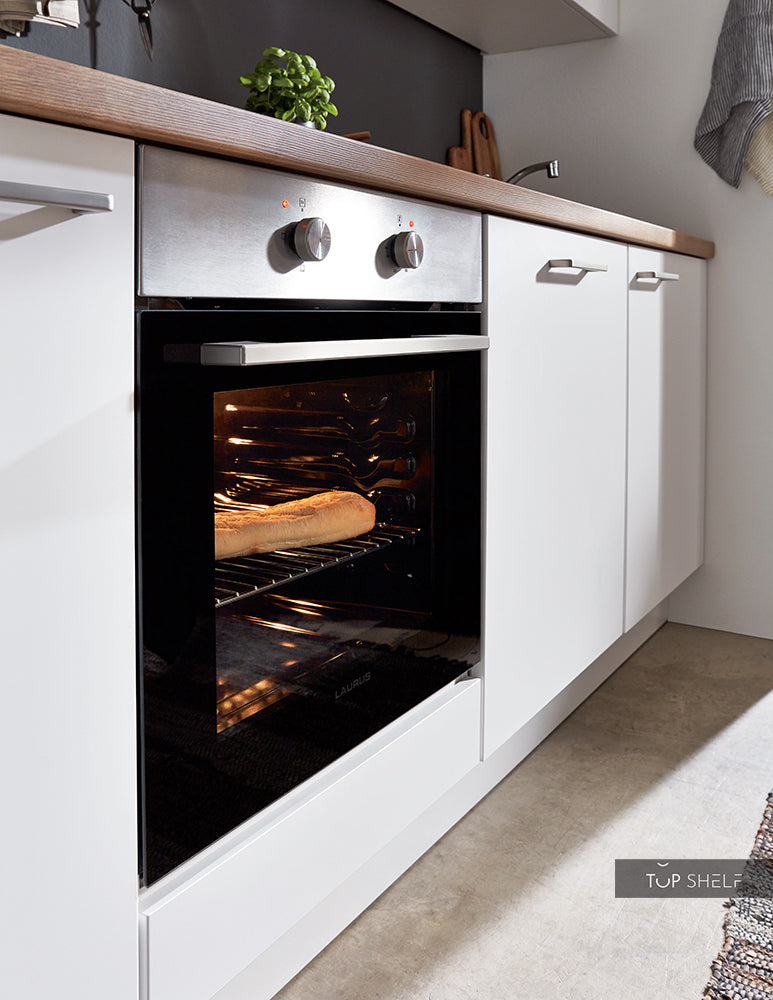 nobilia elements Küche mit integriertem autarkem Backofen