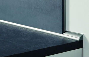 nobilia Singleküche Rosenheim 240 cm Weiß matt Beton Schiefergrau mit Geschirspüler nobilia - topshousehelf.com