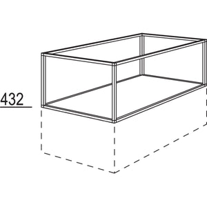 Nobilia Abschlussregal Smartcube fuer Raumplanungen URSCR30-62-43 43630