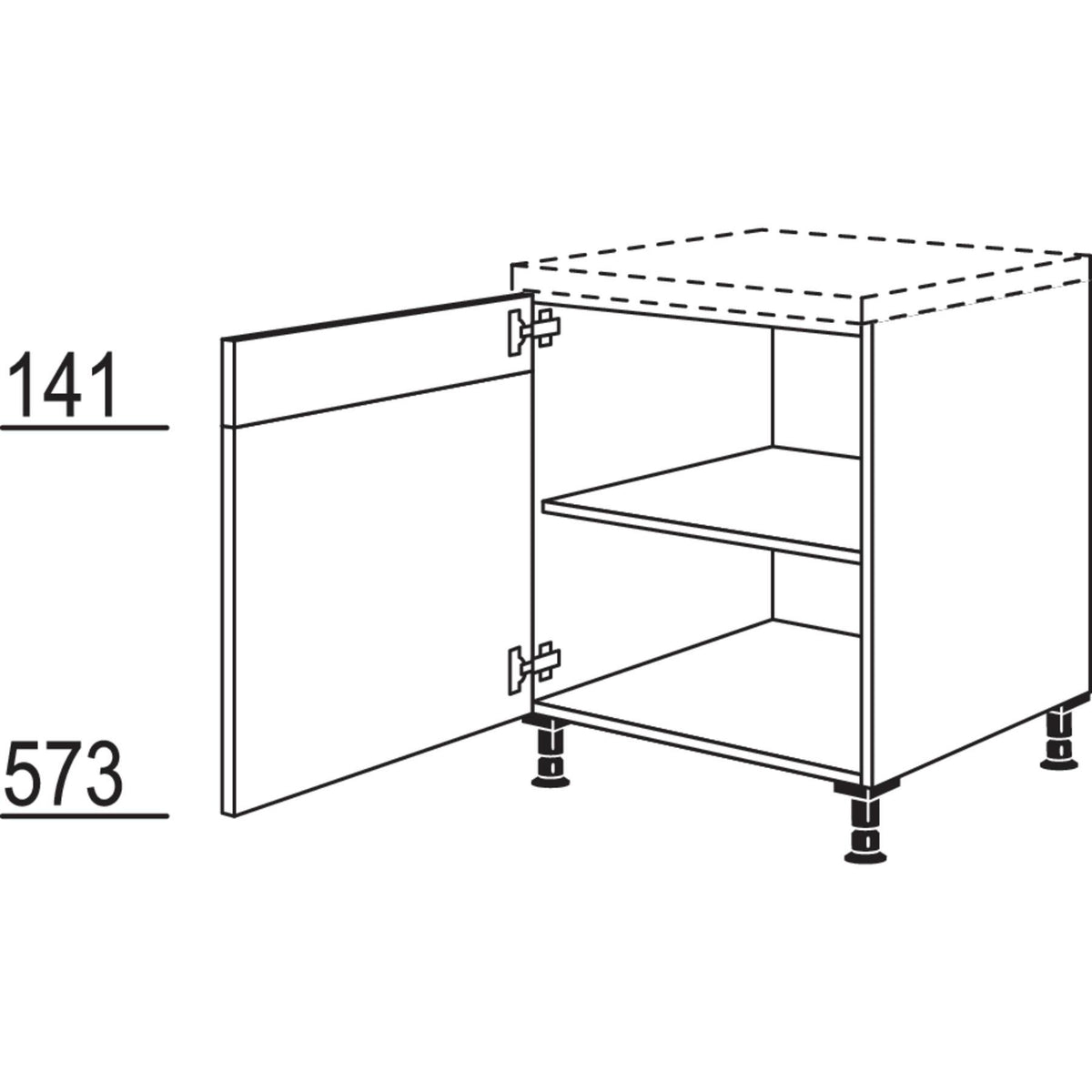 nobilia Unterschrank U30 30 cm