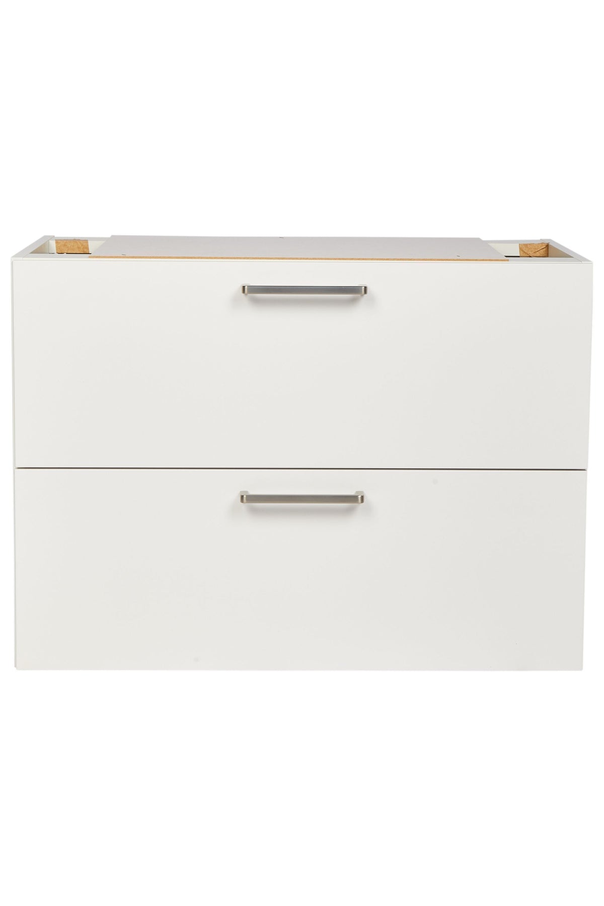 nobilia Waschtischunterschrank Badezimmer Waschbeckenunterschrank 2 Schubladen 60cm 80cm Weiß Waschbeckenunterschrank nobilia 