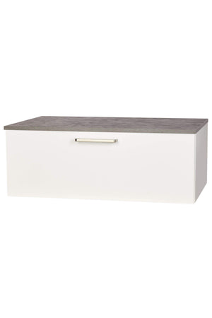 nobilia Waschtischunterschrank Badezimmer Waschbeckenunterschrank Schublade 60cm 80cm Weiß Waschbeckenunterschrank nobilia 