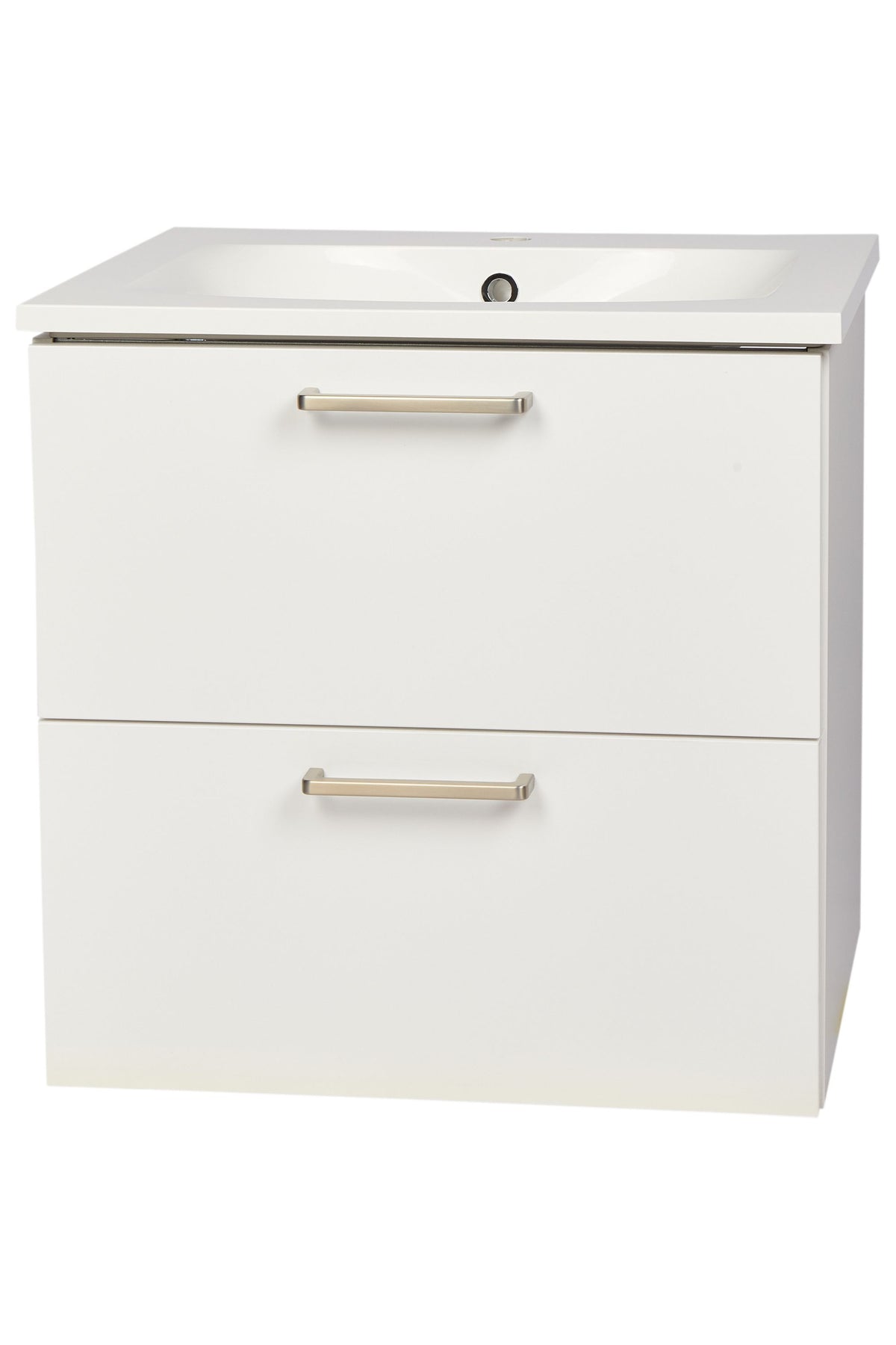 nobilia Waschtischunterschrank Badezimmer-Waschtischschrank 2 Auszüge Schubladen 60cm 80cm Waschbeckenunterschrank Waschbeckenunterschrank nobilia 