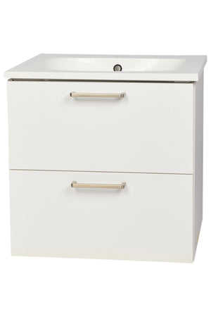 nobilia Waschtischunterschrank Badezimmer-Waschtischschrank 2 Auszüge Schubladen 60cm 80cm Waschbeckenunterschrank Waschbeckenunterschrank nobilia 