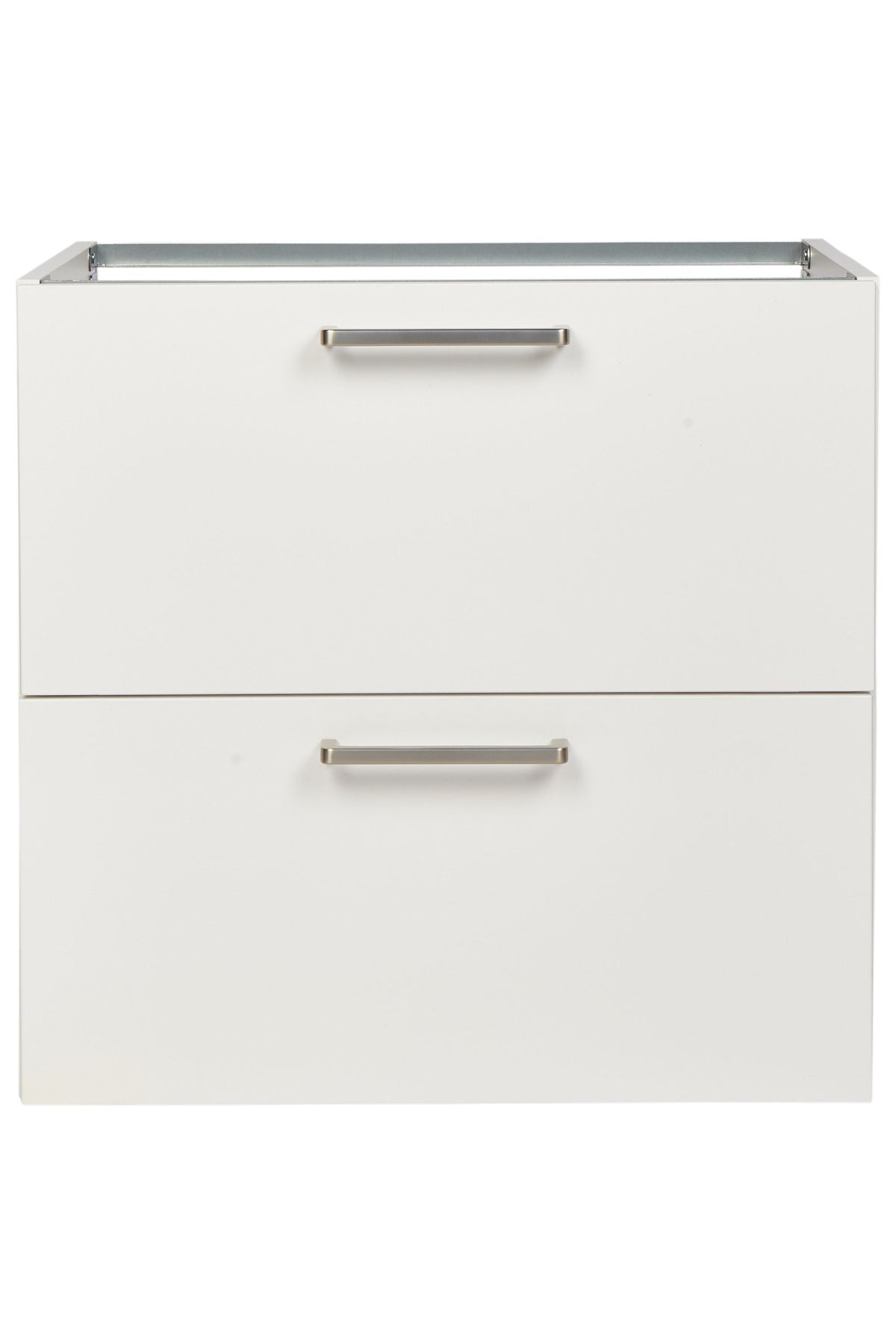 nobilia Waschtischunterschrank Badezimmer-Waschtischschrank 2 Auszüge Schubladen 60cm 80cm Waschbeckenunterschrank Waschbeckenunterschrank nobilia 