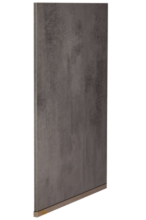 nobilia Küchenzeile Villingen-Schwenningen 225 cm Weiß matt Günstig ab Werk Kaufen Beton Schiefergrau mit Kühlschrank nobilia - topshousehelf.com
