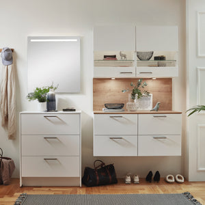 nobilia Eiche Provence Dekor Garderobe